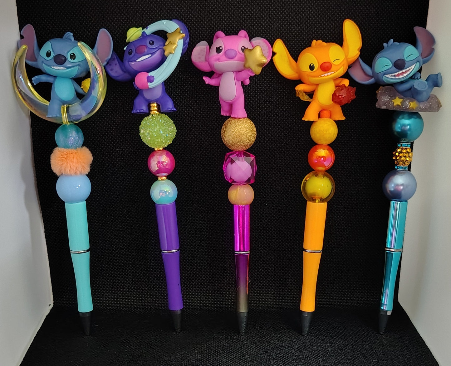 Stitch Out of This World figure beaded pens